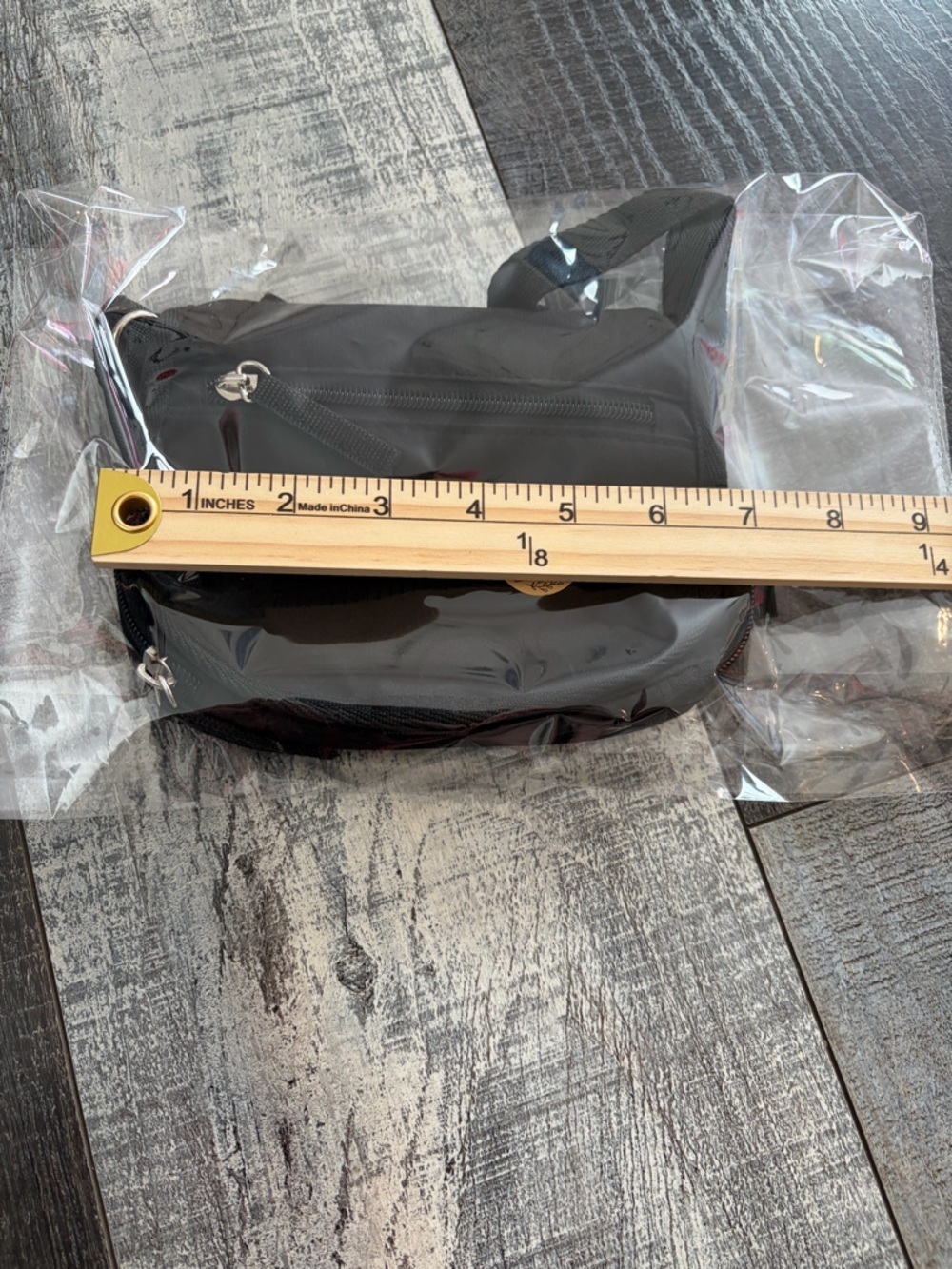 Joe Boxer Black Nylon Crossbody Mini Bag - Picture 12 of 13